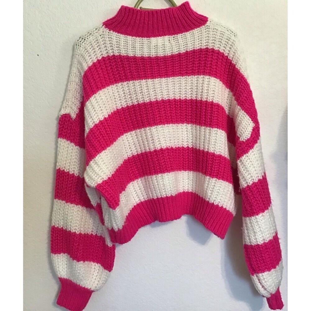 Adora Stripped Women’s Turtleneck Sweater. Size M/L  NWOT - Picture 4 of 5